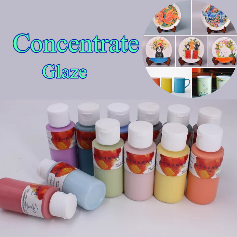 Ocarina Ceramic - 60ml 12색 세라믹 언더글레이즈 색소 세트