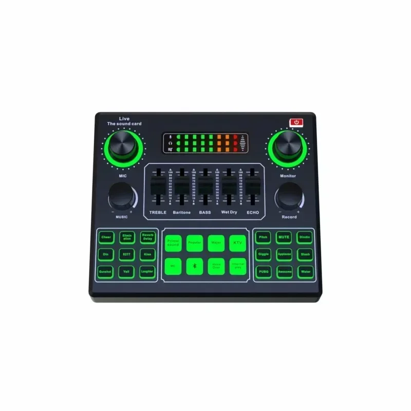 Audio Music Changer - V9SJ 외부 오디오 믹서 라이브 사운드