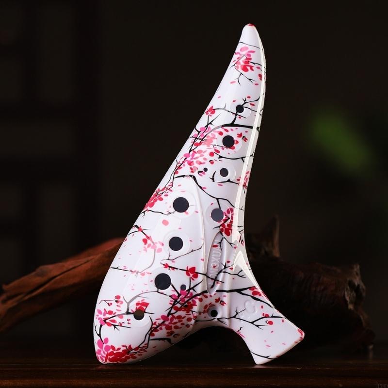 Ocarina Ceramic - 전문 12 홀 세라믹 오카리나 넓은