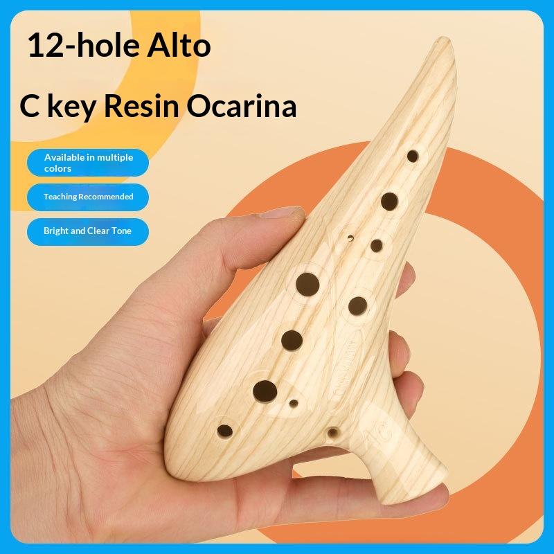 새로운 12홀 오카리나 악기 오카리나 알토 C 톤 전문 - Ocarina Ceramic 리뷰 및 가격