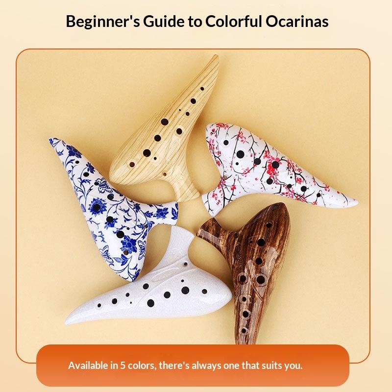 새로운 12홀 오카리나 악기 오카리나 알토 C 톤 전문 - Ocarina Ceramic 리뷰 및 가격