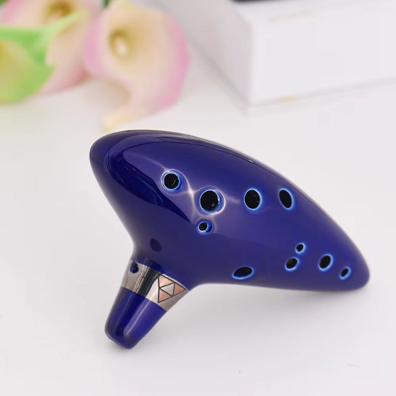 12홀 오카리나 세라믹 알토 C 베슬 플루트 관악기 ( - Ocarina Ceramic 리뷰 및 가격