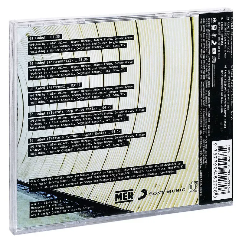 앨런 워커의 Lost CD 앨범 유럽 및 미국 팝 전자 - Audio To Music 리뷰 및 가격