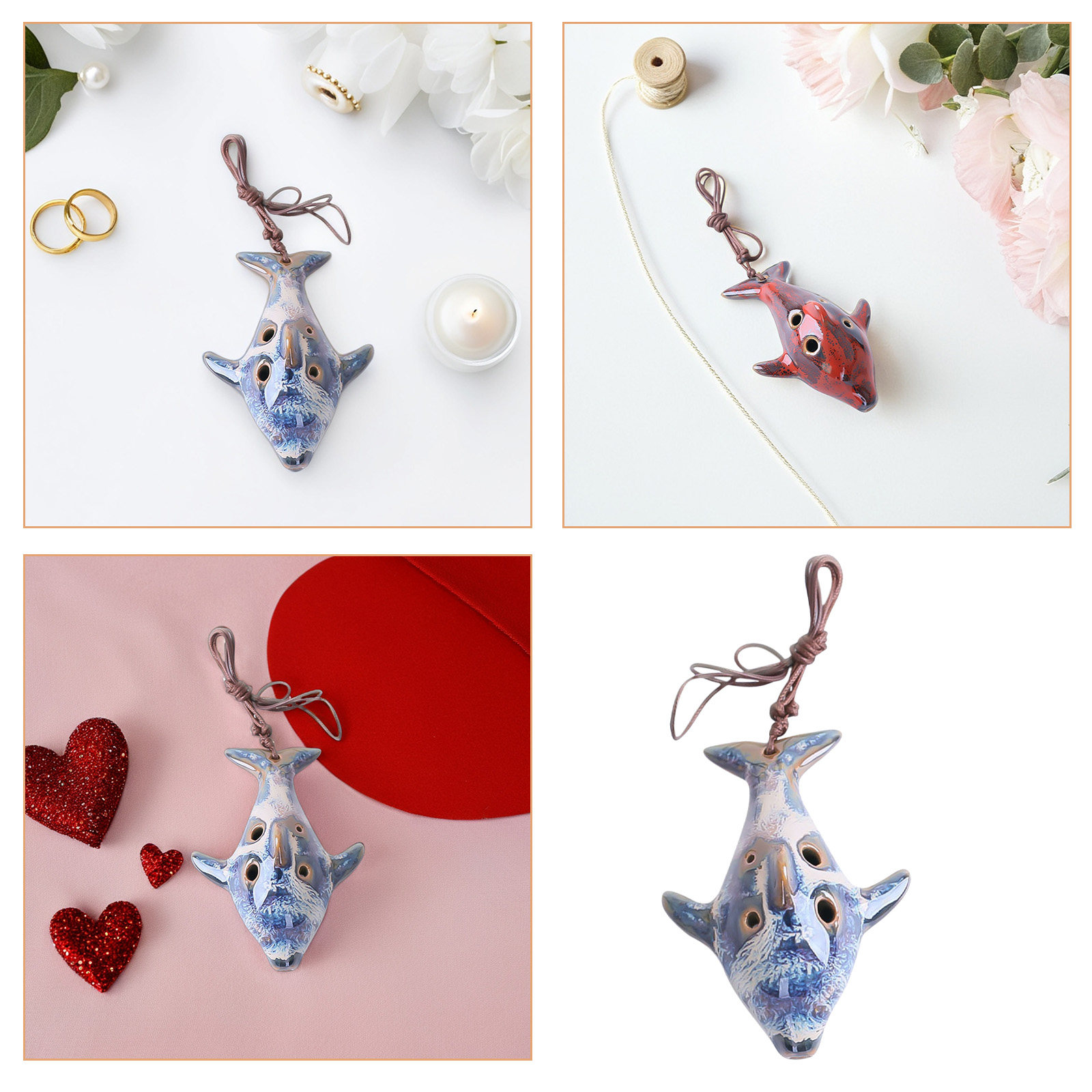 1Pcs 6 홀 세라믹 알토 C 오카리나 플루트 휴대용 - Ocarina Ceramic 리뷰 및 가격