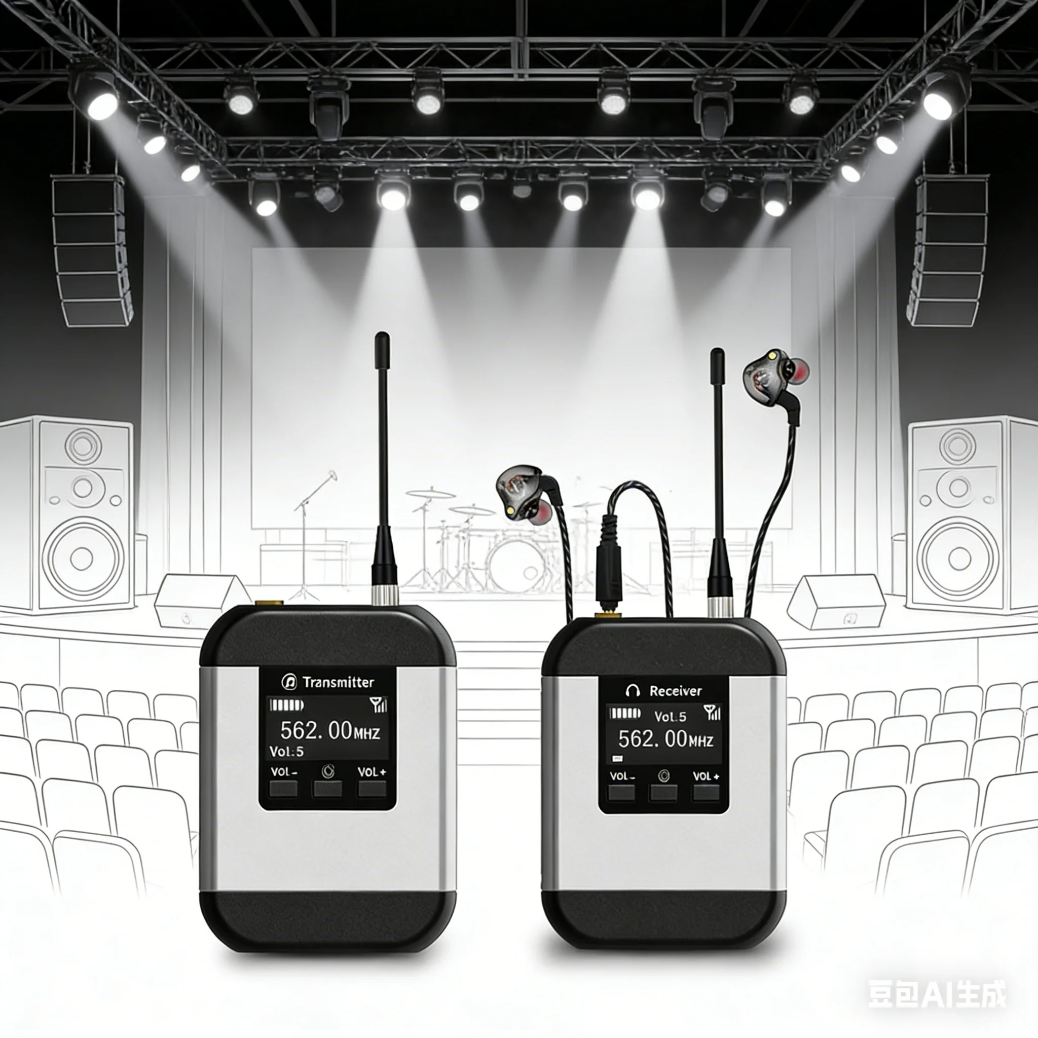 UHF 무선 인이어 모니터링 시스템 20채널 자동 페어 - Audio & Music Xbox 리뷰 및 가격