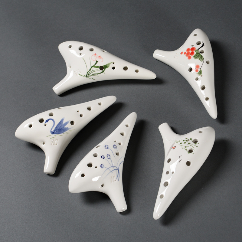 오카리나 12홀 전문가용 초보자 플루트 12홀 미드톤  - Ocarina Ceramic 리뷰 및 가격