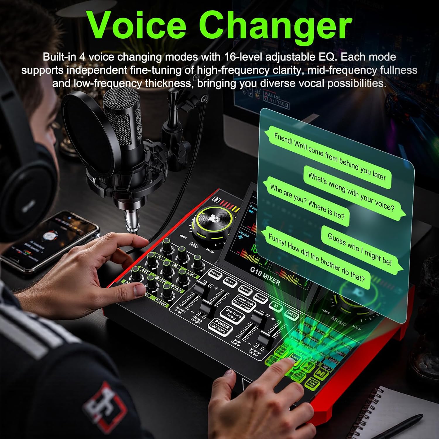 Tenlamp G10 라이브 스트리밍 오디오 인터페이스 - Audio Music Changer 리뷰 및 가격