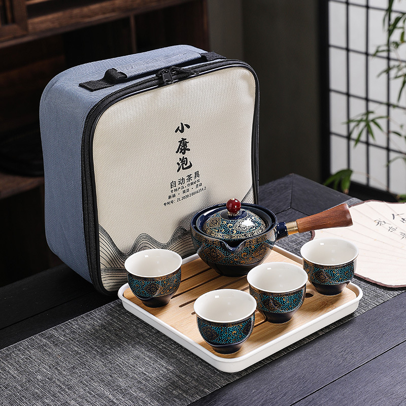 중국 쿵푸 차 세트, 모래 세라믹 차 세트, 여행 쿵푸 - Ocarina Ceramic 리뷰 및 가격