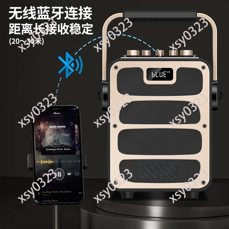 고출력 휴대용 블루투스 스피커 야외 K송 라이브 음악  - Audio Music Box 리뷰 및 가격