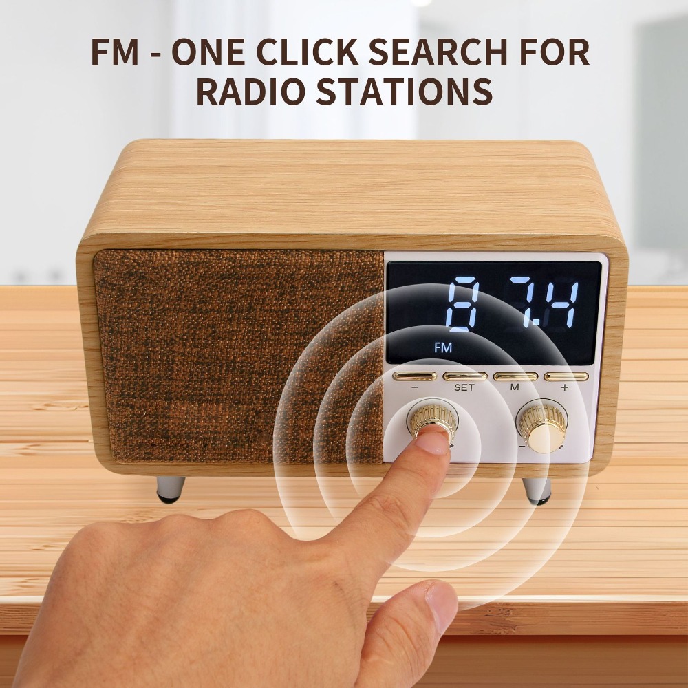 RD-X9 다기능 FM 라디오 레트로 블루투스 스피커  - Audio Music Spotify 리뷰 및 가격