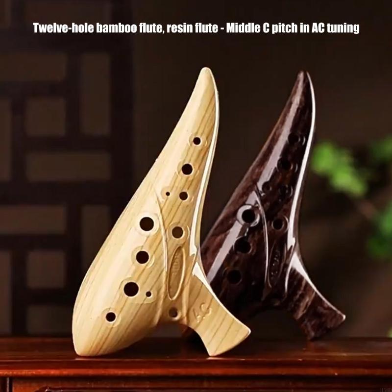 전문 12 홀 세라믹 오카리나 넓은 옥타브 범위 학교  - Ocarina Ceramic 리뷰 및 가격